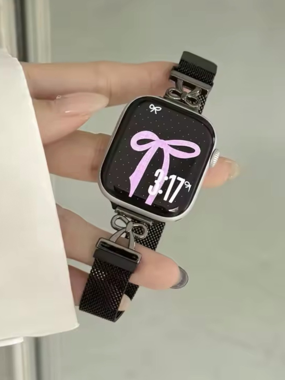 Superior Bow Strap For Apple Watch band women 40mm 41mm 38mm 42mm 44mm 45mm 46mm